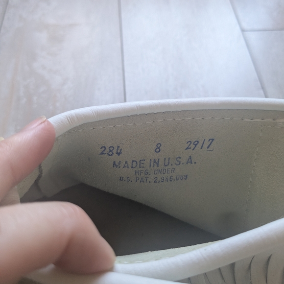 White Fringe Ankle Boots - Picture 3 of 6